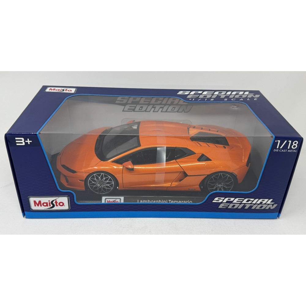 Maisto Lamborghini Temerario Special Edition 1:18 Diecast Car Orange NEW